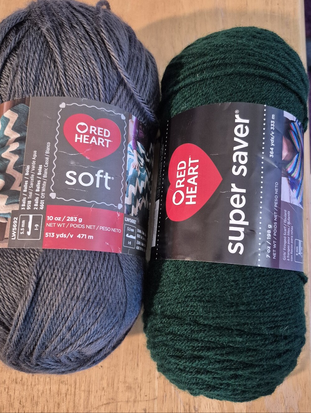 Red Heart Super Saver And Red Heart Soft Yarns